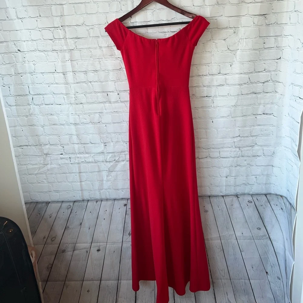 Windsor Red long dress size 1/2 - Picture 7 of 12